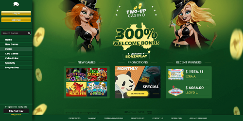 two up casino games usa