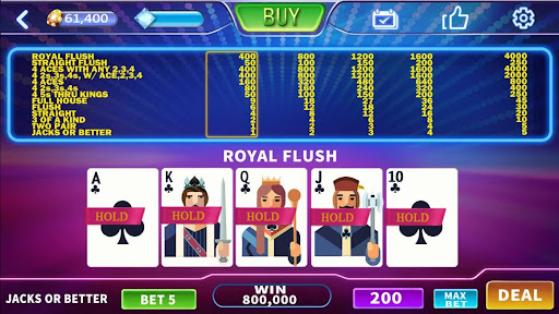 How Much Does A Royal Flush Pay In Video Poker